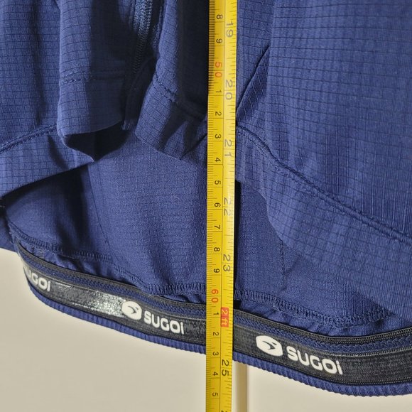 SUGOI Cycling Sleeveless Shirt Sportwear Full Zip Pockets Activewear XSmall - Picture 9 of 11